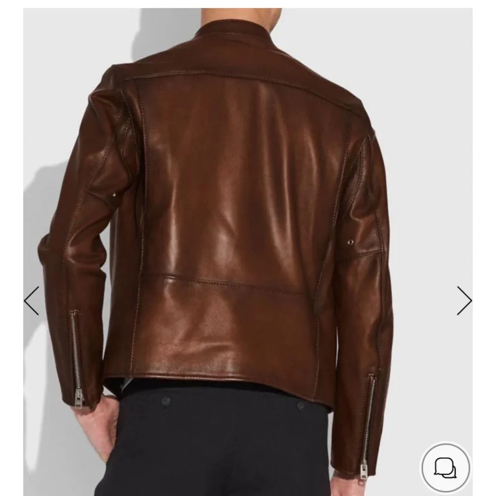 Coach Leather Racer Jacket - Picture 2 of 6